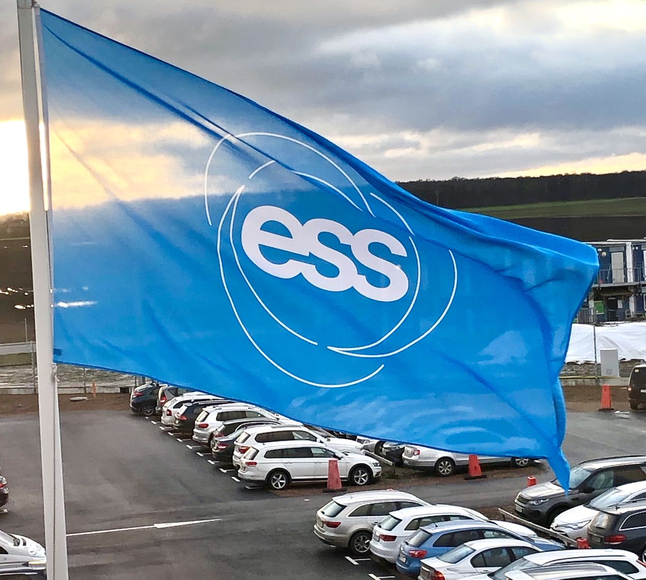 ESS flag outside our offices