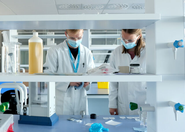 Students at work in the ESS Labs