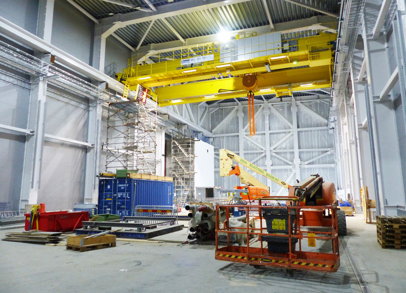 Commissioning of the Target high bay crane is in the final stages.