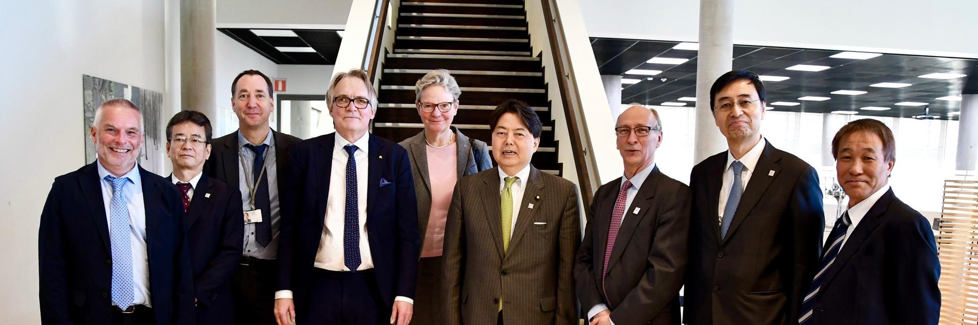 japan minister sweden ess