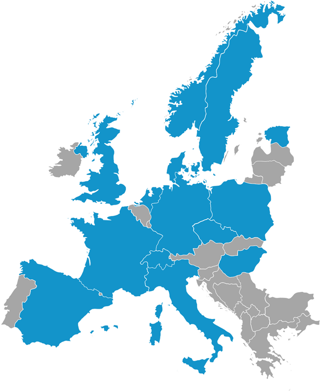 ESS members map
